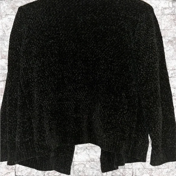Faux Chenille Open Cardigan - Picture 6 of 7
